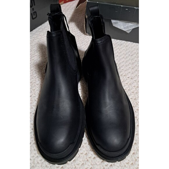 G-Star Raw Blake Chelsea Leather Boots Women's sz 10 Black Rare Style - Picture 13 of 16